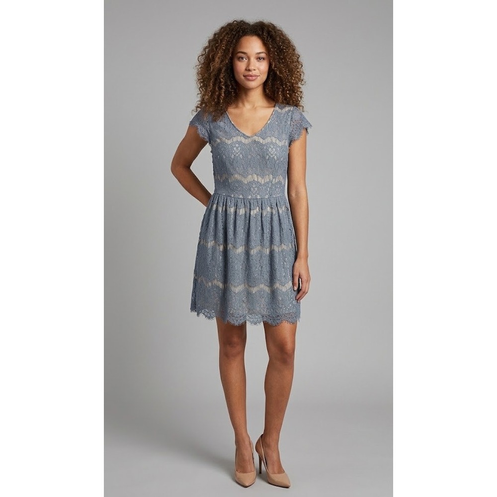 Forever 21 Blue Lace Dress